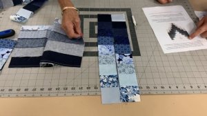 Bargello table runner tutorial