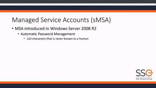 SQL Service Accounts 11 min EXPLAINER with Randy Knight