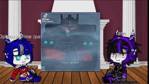 Optimus primes brother as Nemesis prime gacha club reaction