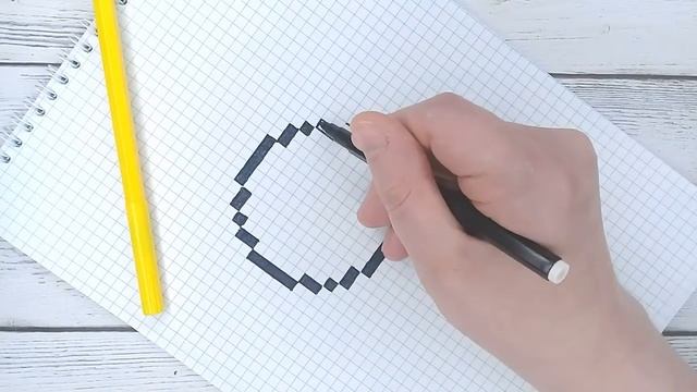 Прикольные Рисунки По Клеточкам - Рисуем Смайлик /How To Draw a Smiley - Very Easy смотреть онлайн