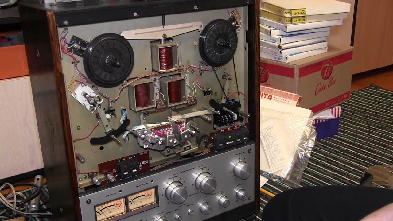 Илеть-110 С. Настройка тракта натяжения и подмотки. смотреть онлайн