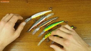 Воблеры для ТРОЛЛИНГА с Алиэкспресс. Копии Bandit, Bomber Long A и Rapala Tail Dancer.