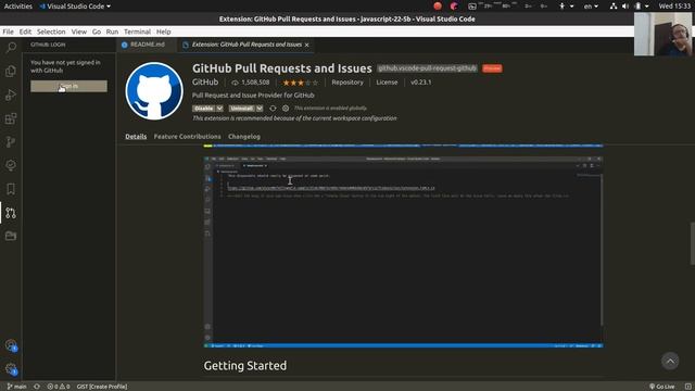 Sincronizar cuenta de GItHub con Visual Studio Code. смотреть онлайн