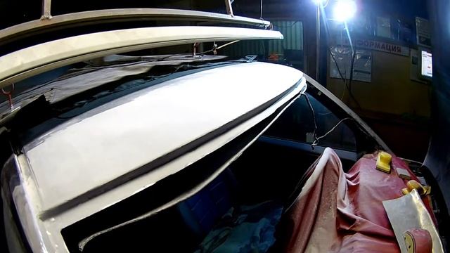 Mercedes Benz W124.Восстановление рамки ветрового окна.Часть_7.КР. смотреть онлайн