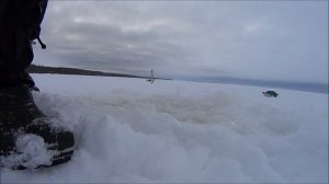 Зимняя рыбалка на Рыбинском водохранилище. (Как я учился рыбу ловить).