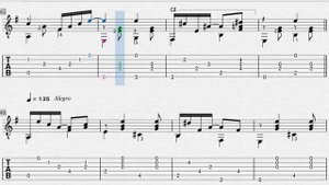 Sergei Rudnev (Сергей Руднев) - Gypsy variations Цыганская венгерка - Partitura y Tablatura