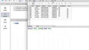 SQL Queries using SELECT in LibreOffice Base