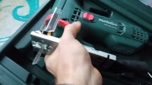 премиум Лобзик Metabo STE 100 Quick кейс. грибовидная ручка и 4х ступенчатый маятниковый ход. обзор