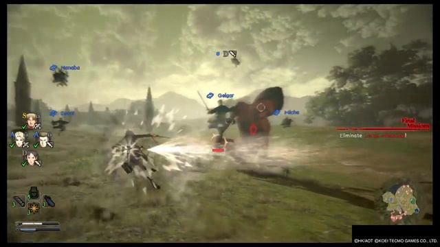 Attack On Titan 2 Demo Ps4 Female Character Hack and Slash. смотреть онлайн