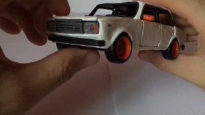 coche de plastilina vaz 2107, tuning, pintura, ruedas nuevas