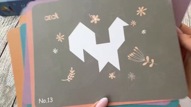 Логическая магнитная игра Танграм "Животные и обитатели океана" 2 Танграм в наборе (14 элементов) смотреть онлайн