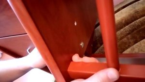 Установка кроватки на маятники