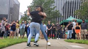 Ace Fusion and Jasmine Bachata Demo at DC Bachata Brunch