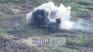 Подрыв танка ВСУ на мине на Запорожском направлении/AFU tank explosied on mine on the Zaporozhye dir