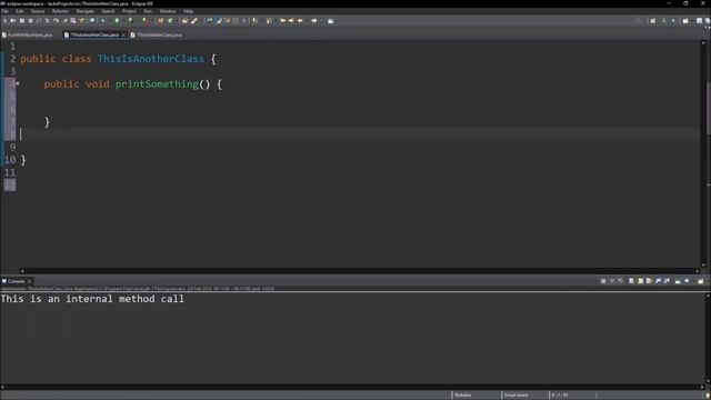 Internal method calls vs external method calls in Java смотреть онлайн