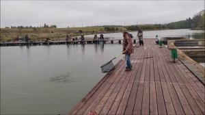 Поимки форели на белый магот!!! Клевое Место. д. Савельево