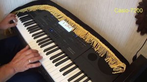 Cover на синтезаторе Casio-7200  музыка 70-80-х.