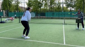 Большой теннис урок. Вращение, хлёст, разгон ракетки