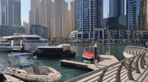 Dubai walk: Exploring JBR The Beach, The Walk & Dubai Marina in Thursday January 12, 2023