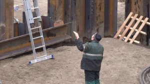 Стыковка шпунта Ларсена