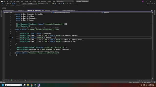 Netcode For Entities:  Character Controller