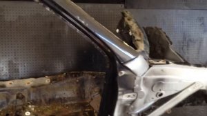 Лонжерон передний правый, порог со средней стойкой Mitsubishi Outlander CU 2003-2009г.