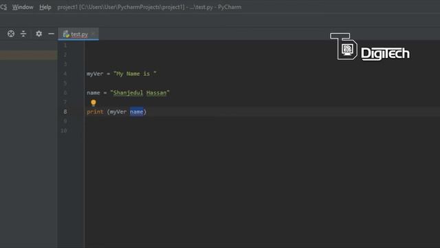 Python Bangla tutorial part 3 - Variables and Math Operations | DigiTech | Digitech Academy