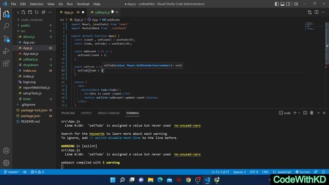 useCallback Hook Explained with Example in react js