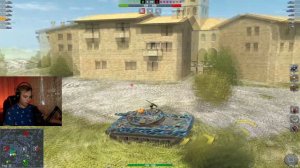 КАК НУЖНО ИГРАТЬ на ЛТ (Шеридан) в WOT BLITZ танки | World of Tanks Blitz