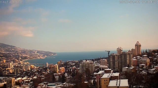 Онлайн Камера - Ялта, Крым. День 2017-01-31 за 7 минут смотреть онлайн