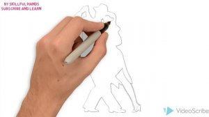 How to Draw a Tango Dancers / Как нарисовать Пару, Танцующую Танго