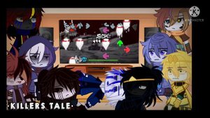 Sans AU's React To FRIDAY NIGHT FUNKIN Vs Tricky Phase 5 And Torture | Gacha club | Lazy