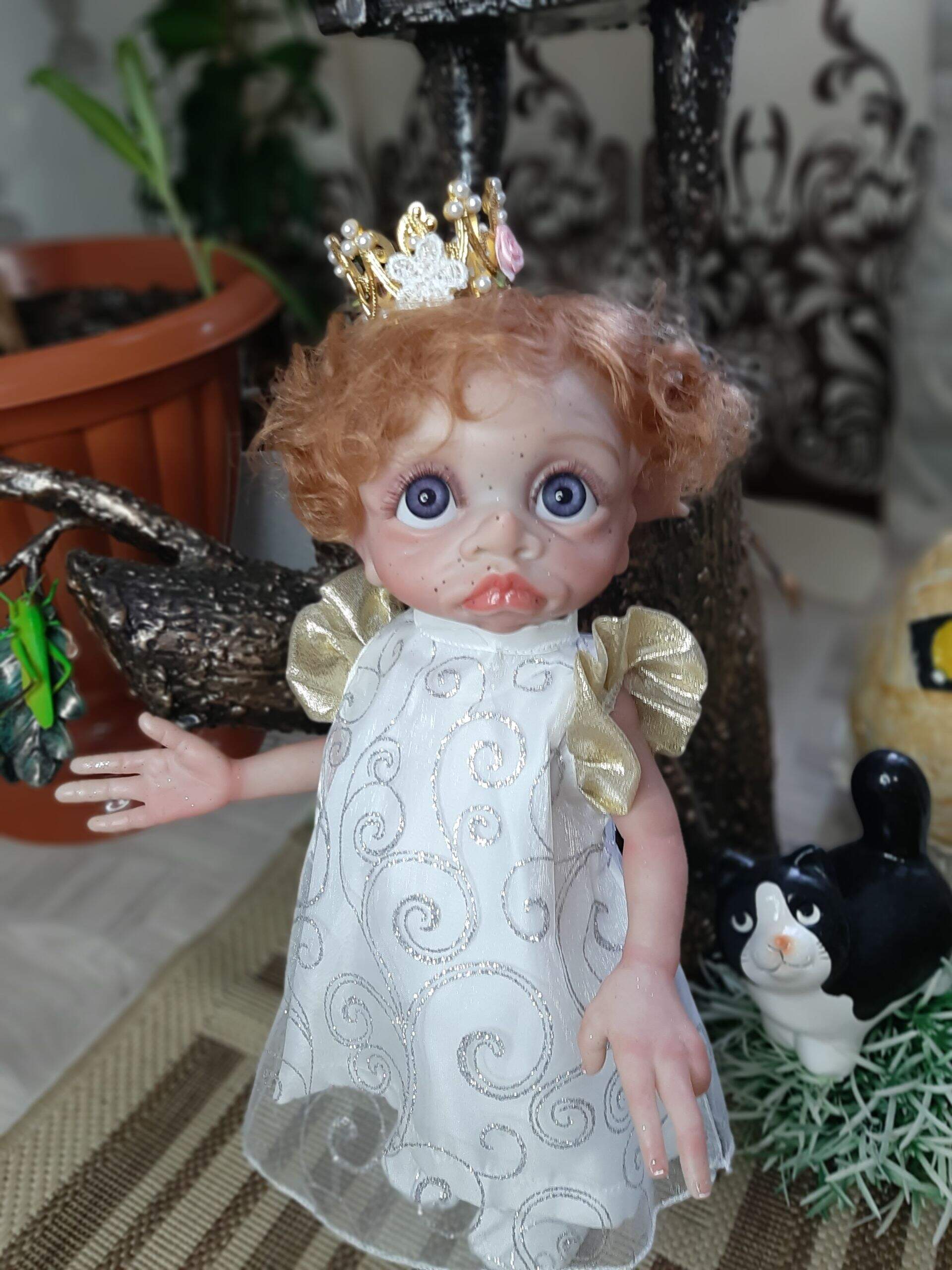 Новогодний эльф- принцесска ... Эльфида с короной смотреть онлайн