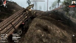 Симулятор +на пк Лесовоз игра spintires, тяжело было уралу