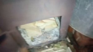 Школа охотничего мастерства. Учимся растапливать печь в зимовье！