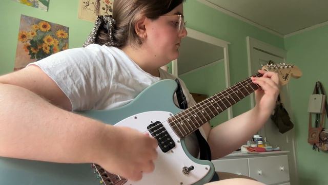 I got an electric guitar! – Squire Bullet Mustang sound test смотреть онлайн