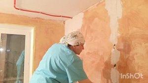 Как заделать штробу после электрика