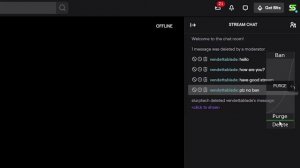 How to Delete One Chat Message on Twitch