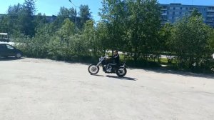 Honda steed 600 первая катка