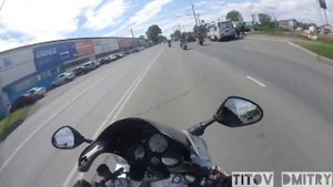 Мотоциклист не заметил мотоциклиста (город Абакан)