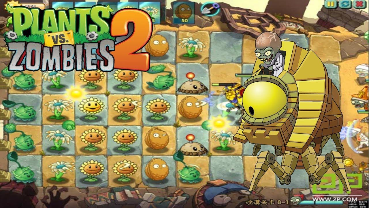 ЗОМБОСС НА СФИНКСИНАТОРЕ!!! Plants vs. Zombies 2: It's about time Прохождение #4