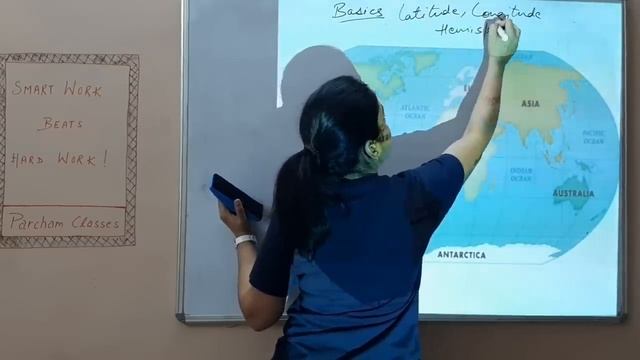 World Map: Basics of World Map (विश्व का मानचित्र) | Continents & Oceans | Latitude & Longitude