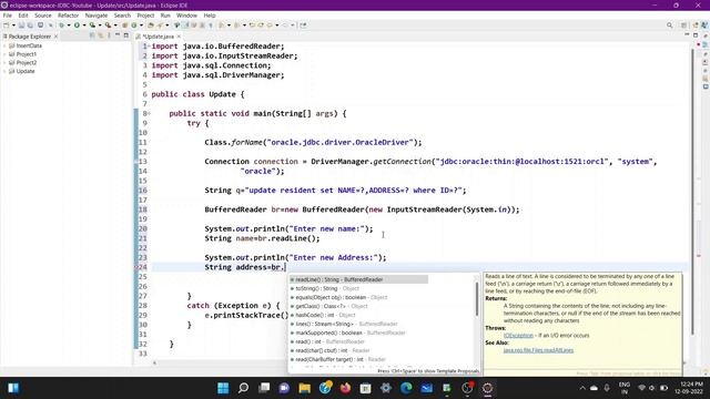 #5 - Update data in Table from Java Program with JDBC | JDBC Full Tutorial For Beginners 2023