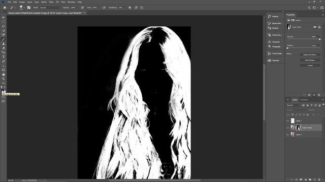 How to change hair color in Photoshop 2021 - [ Easy Photoshop Tutorial ] смотреть онлайн