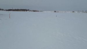 Работа аэратора Поток АК 1,1 кВт в зимний период