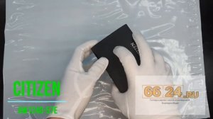 CITIZEN AW1240-57E Мужские японские кварцевые часы с сапфировым стеклом и титановым браслетом