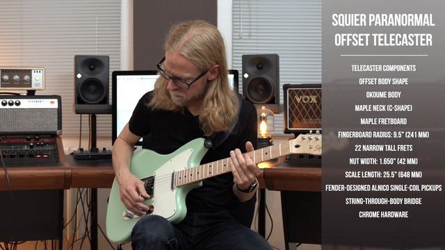 Squier Paranormal Offset Telecaster - Sound Demo (no talking) смотреть онлайн