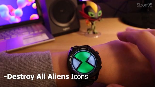 Ben 10 Omnitrix Samsung Galaxy Watch - Real Aliens App Review смотреть онлайн