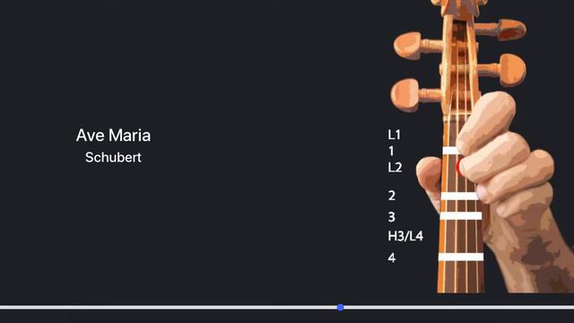 Ave Maria (Schubert) - Violin Tablature Play Along смотреть онлайн