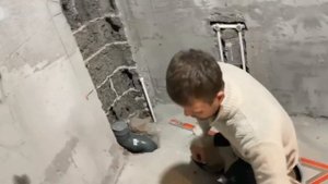 Переделка канализации под установку инсталляции и укладку плитки